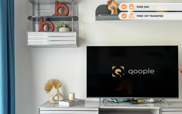 Квартира 1+1 Qoople Elysee 08 апарт рядом с пляжем Клеопатра