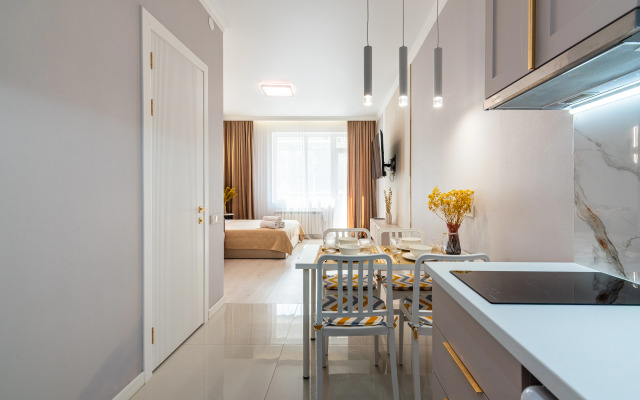 Апартаменты Студия Ferrero Rocher в центре рядом c ТРЦ (274)