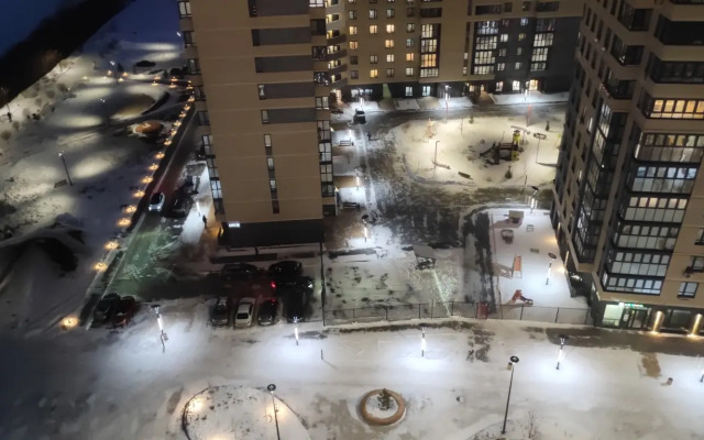 Panda Home sovremennom ZhK s krasivym vidom na reku Apartments