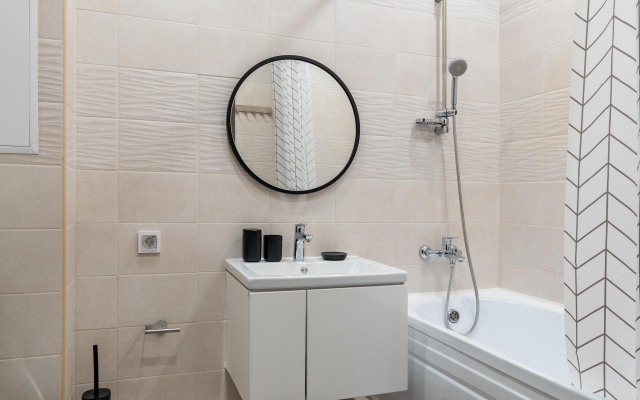 Skandi-studiia Piter Apartments u metro Frunzenskaia Flat