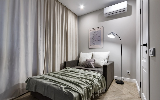 Dizaynerskaya Andora-apart na Krasnom prospekte na 23 et Flat