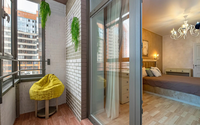 Квартира Семейная Трёхкомнатная с видом на Обь