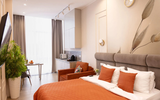 Апартаменты Уютная студия в отеле Mirror