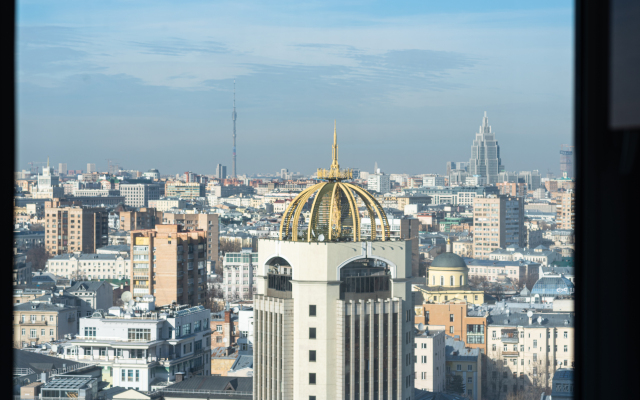 Квартира-студия с панорамным видом на Москву