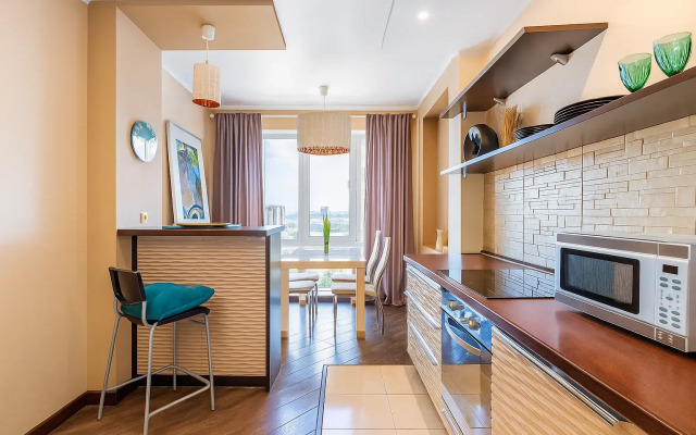 Квартира Уютная с видом возле Аквапарка и центра Казани от сети Rushouse (РусХаус)