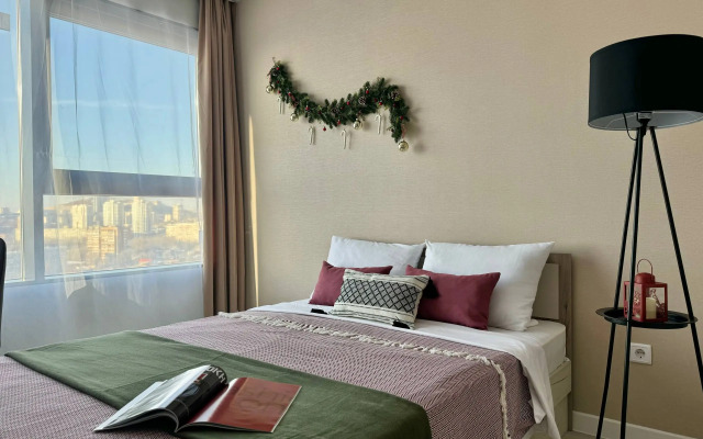 Квартира Тепло и уют с шикарным видом на Золотой Рог