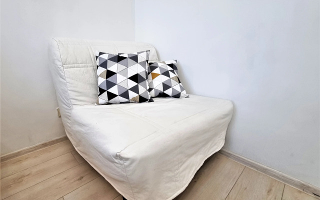 1-комн. апартаменты в ЖК "Новин" с большой кроватью