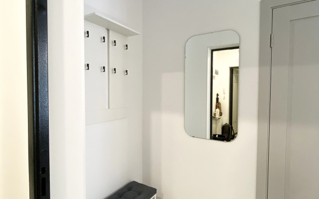 Апартаменты-студия 30 кв.м. с кроватью и балконом, 6 этаж