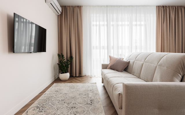 Апартаменты на 16 этаже с видом на парк Галицкого