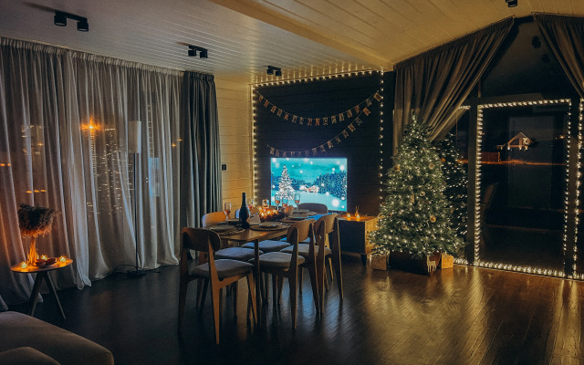 Частный дом с гриль-мангалом, сауной и большой террасой