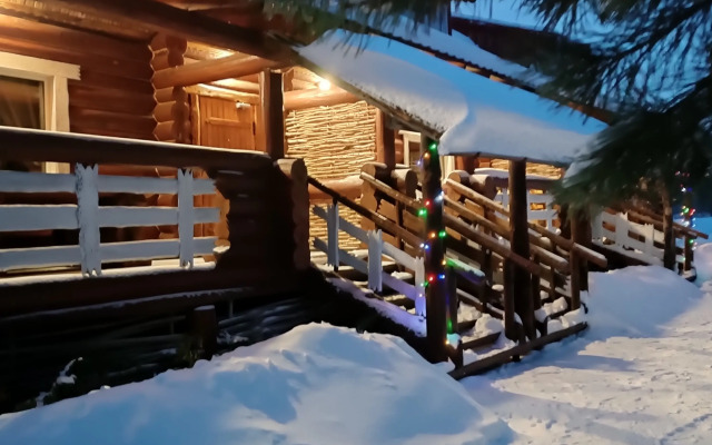 Частный дом эко с русской баней Медвежье Урочище