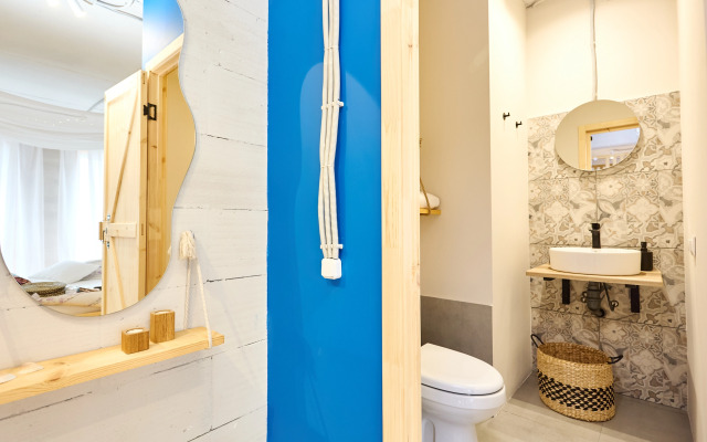 Апартаменты MaldivesInMoscow 20 этаж лаундж и открытая ванна