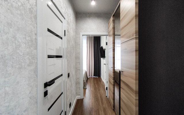 Апартаменты Двухкомнатная студия с красивым видом на город