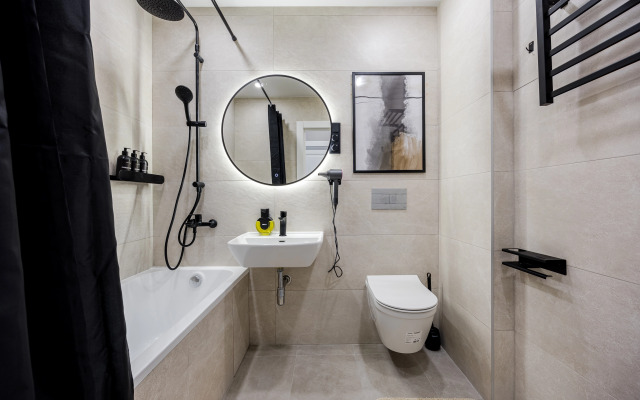 Квартира Стильная 2-к. квартира, 64 м², 3 кровати