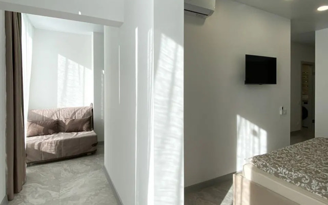 Апартаменты с кроватью 180 см, ванной и панорамными окнами, 17 этаж