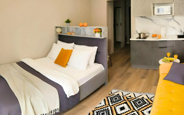 Flat na 4 Gostey Okolo Krasivoy Naberezhnoy Reki Kudepsta