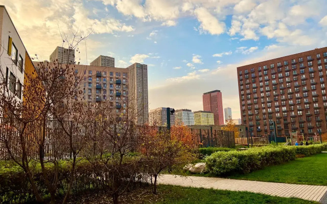 Апартаменты Двухкомнатные на высоком этаже с видом на город