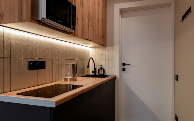Uyutnaya studiya ryadom s Lukoyl Arenoy Apartments