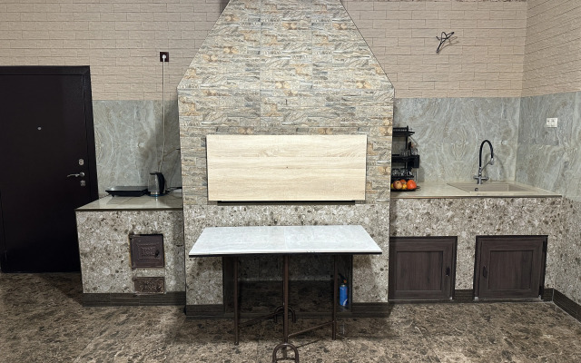 Частный дом с бассейном и баней