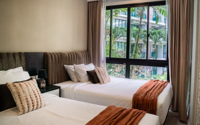 Квартира Cozy 1 bdr Royal Lee Nayang beach