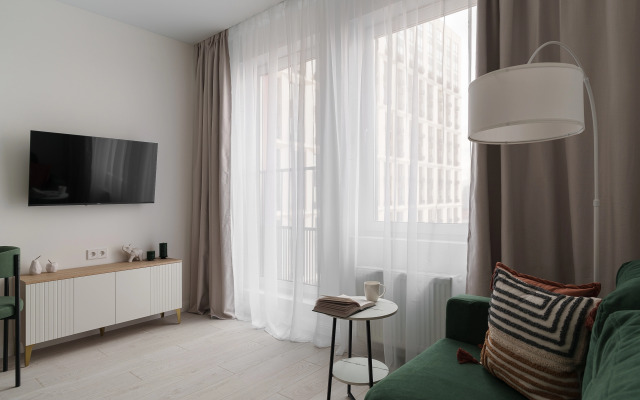 Апартаменты Дизайнерская студия в 3х станциях метро от Красной площади