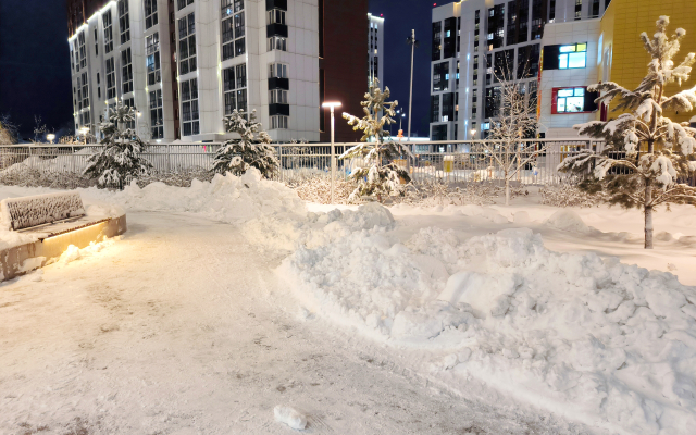 Квартира с фонтаном во дворе