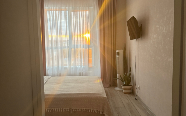 Апартаменты Уютная евродвушка в спальном районе