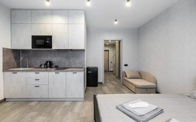 Квартира Уютная квартира студия 32 м 2 кровати