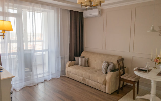 Apartamenty ZhK Romanov s balkonom i krasivym vidom