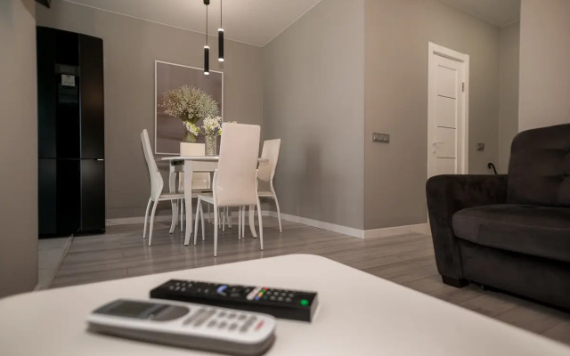 Квартира Современная Студия с Видом на Бухту Золотой Рог