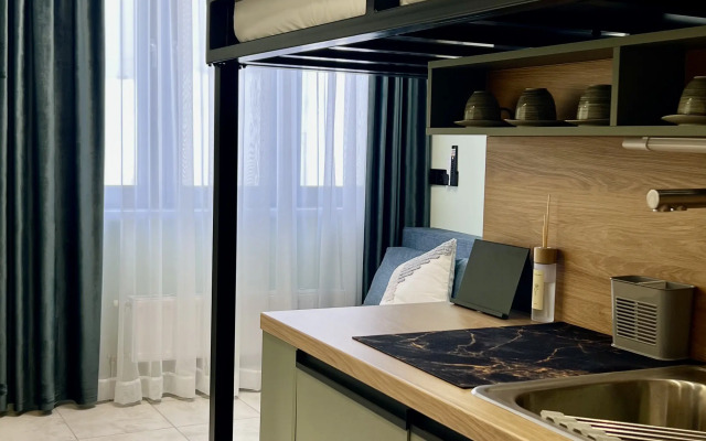 Квартира Квартира-студия, 20 м², 3 кровати