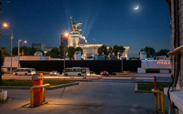 Квартира от FolkFort - Светлая Студия у Арки ВДНХ и Сквера Останкино