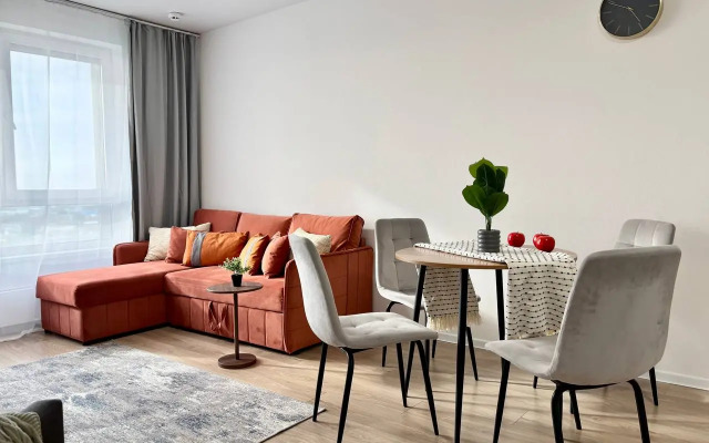 Квартира Просторная однокомнатная для 4х гостей