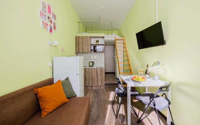 Апартаменты Двухуровневая Студия Рядом с Невским Проспектом