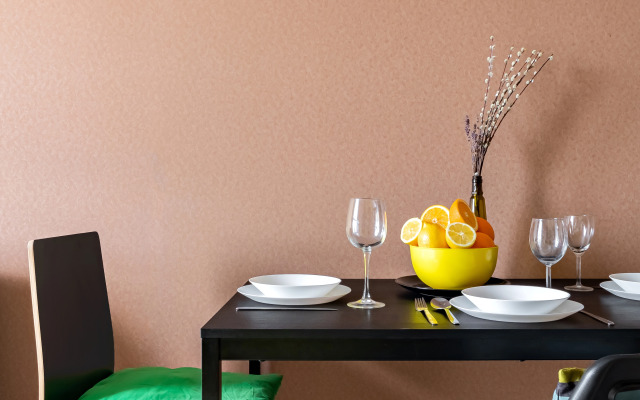 Апартаменты для 6 гостей ЖК «Большой» Smart TV, балкон с видом, духовка