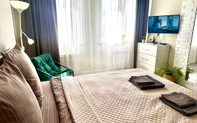 Квартира - студия сети "PanApartments" для комфортного отдыха