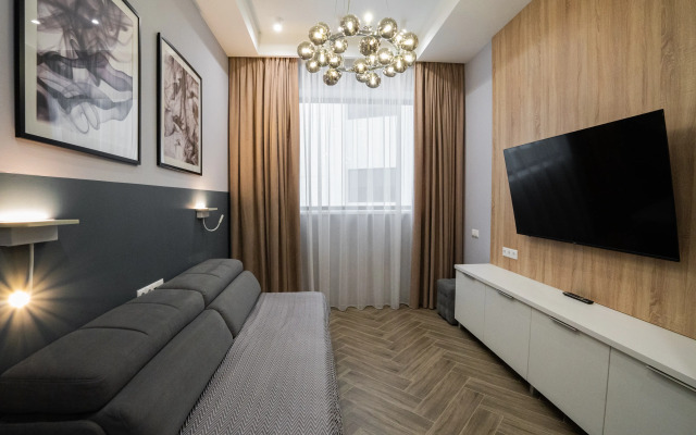 Апартаменты двухкомнатные с видом на море и город