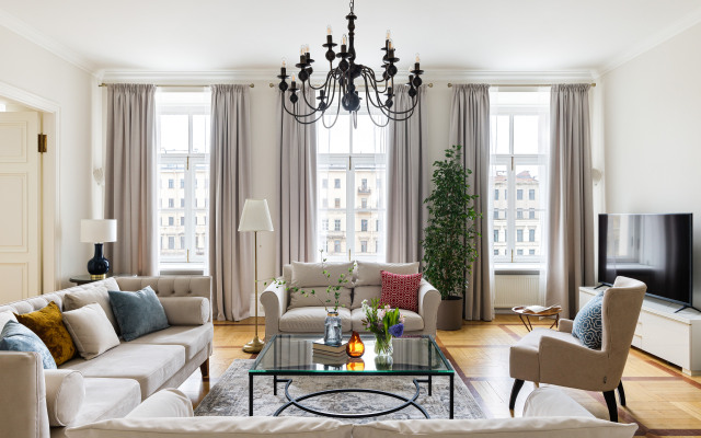 Апартаменты Minin Apartments с видом на Фонтанку 180 кв.м.