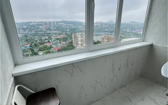 S Vidom na Gorod na Kaplunova 10 Flat