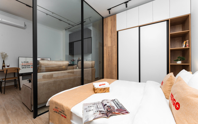 KeyGo #0161, 1 Bedroom, Designed with Balcony Apartments