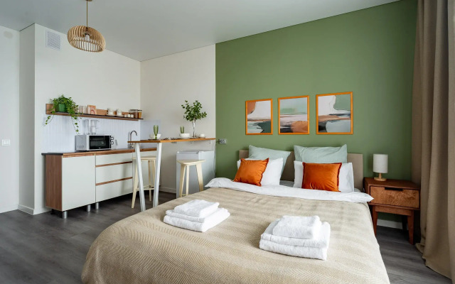 Квартира Оливковая студия на юге города