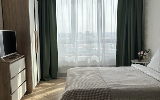 Квартира студия на 25 этаже