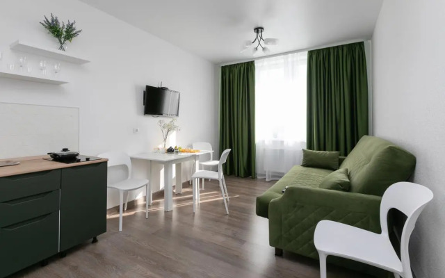 Двухкомнатные апартаменты Этажидейли возле ЖД вокзала