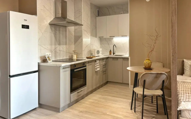 Квартира Студия в 5 Минутах от Вокзала для 2-х Гостей