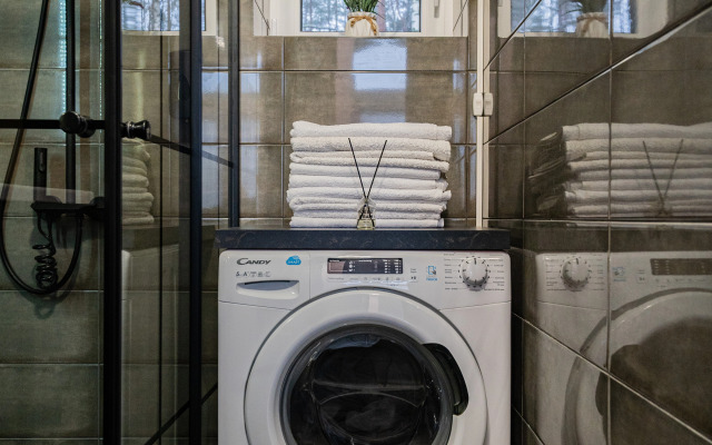 Частный дом Вилла Лаванда с камином у озера