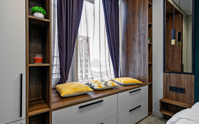 Studiya Na Shelepikhinskoy Naberezhnoy Malakhit Apartments