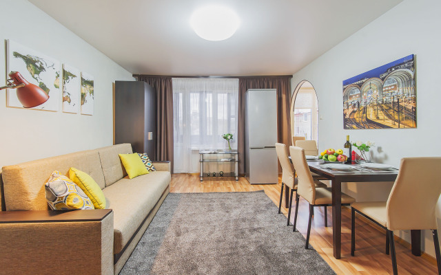 GM ryadom s Ekspocentrom i Belym domom Apartments