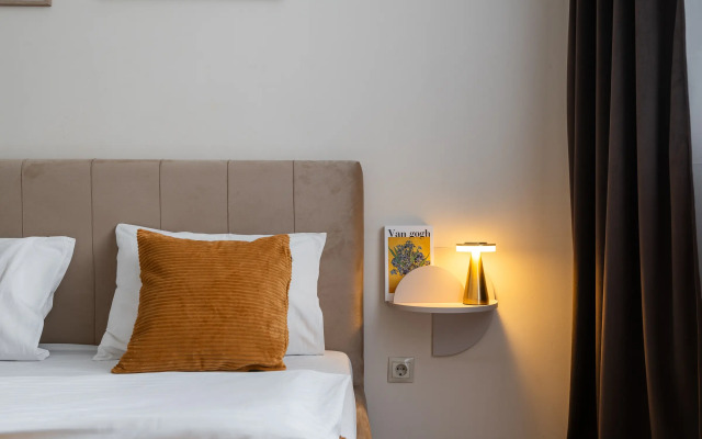 Квартира на сутки Центр Метро в 3 минутах Wi-Fi Кухня объединена с жилой зоной Отдельная спальня Балкон