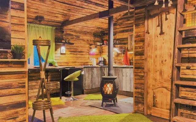 Частный дом в лесу у реки