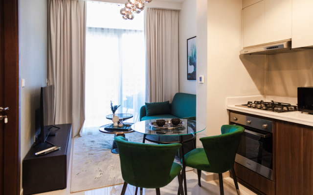 Апартаменты Luxurious 1BR at Keyrock Pool & Gym Access